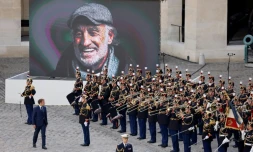 Hommage national rendu le 9 septembre 2021 aux Invalides pour la mort de l'acteur Jean-Paul Belmondo