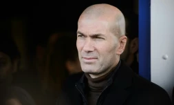Zinédine Zidane, le 11 février 2022 à La Castellane 