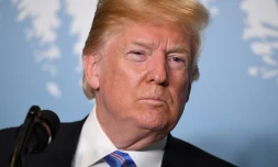 Le président américain Donald Trump, pendant le sommet du G7 à La Malbaie, au Québec, le 9 juin 2018