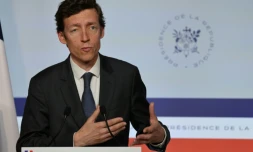 Le ministre de l'Education, Edouard Geffray, Ă Paris le 27 mai 2026
