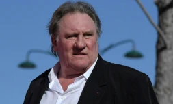 L'acteur français Gérard Depardieu à Venise, le 05 septembre 2017