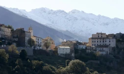 Le village de Belgodère, en Haute-Corse, le 4 décembre 2017
