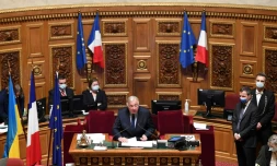 Le président du Sénat, Gérard Larcher, le 1er mars 2022