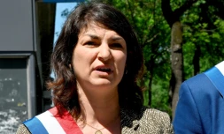 La députée LFI Aurélie Trouvé le 11 mai 2024 à Paris