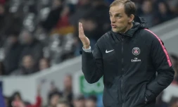 L'entraîneur du PSG Thomas Tuchel lors du match de L1 à Toulouse le 31 mars 2019
