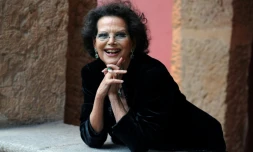 L'actrice Claudia Cardinale, le 14 octobre 2009 à Lyon