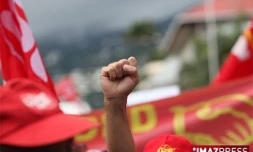 Manifestation de l'intersyndicale (Archives)