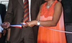 Inauguration du salon de la maison