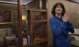 L'actrice et réalisatrice française Sophie Marceau, à Jakarta le 21 mars 2016