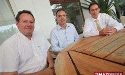 Jean-Marie Le Bourvellec, président de la FRBTP (à gauche) - Photo d'archives