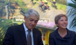 Paul Caro, président par intérim de l'IRT et Francine Heymonet, directrice lignes Caraïbes - Océan Indien à Air France (Photo : DR)