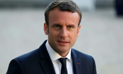 Le président Emmanuel Macron à l'Elysée le 21 mai 2017