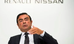 Le président du groupe Renault-Nissan Carlos Ghosn à Francfort le 16 septembre 2015