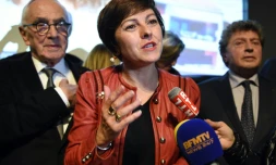 Carole Delga à Montpellier le 13 décembre 2015