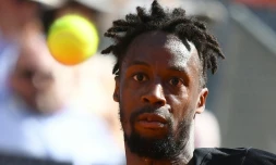 Le Français Gaël Monfils lors du tournoi de Madrid le 9 mai 2019