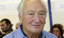 L'écrivain Joseph Joffo à la Foire du Livre de Brive, le 04 novembre 2005