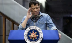 Le président philippin Rodrigo Duterte à Manille, le 13 février 2018