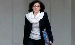 La ministre de la Fonction publique Annick Girardin à Paris, le 16 mars 2016