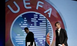 Aleksander Ceferin, le 14 septembre 2016 lors du congrès de l'UEFA