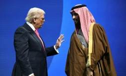 Le président américain Donald Trump et le prince héritier saoudien Mohammed ben Salmane à Washington, le 19 novembre 2025
