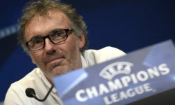 Laurent Blanc lors d'une conférence de presse le 15 février 2016 à Paris