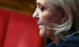 Marine Le Pen le 4 décembre 2024, à l'Assemblée nationale, à Paris