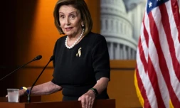 La présidente de la Chambre des représentants américaine Nancy Pelosi, le 14 juillet 2022 à Washington