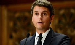 Le ministre de l'Education nationale Gabriel Attal, le 24 août 2023 à Paris