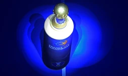 Le trophée est montré lors de la cérémonie d'ouverture du Mondial-2017 de handball, le 11 janvier 2017 à Paris