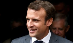 Le président français Emmanuel Macron à Toulouse le 11 septembre 2017