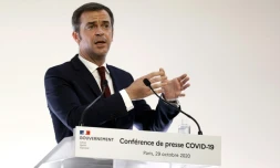 Le ministre de la Santé Olivier Véran le 29 octobre 2020 à Paris
