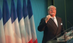 L'ancien président du Front national (devenu Rassemblement national) Jean-Marie Le Pen a été hospitalisé après un "léger malaise cardiaque"