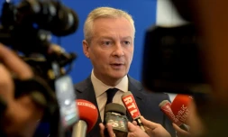 Le ministre de l'Economie Bruno Le Maire, le 9 mars 2020 à Paris