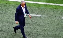 Le sélectionneur du Brésil Tite durant le match de son équipe contre le Costa Rica à Saint-Pétersbourg, le 22 juin 2018