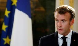 Le président Emmanuel Macron, le 15 octobre 2018 à l'Elysée, à Paris