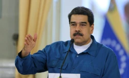 Le président vénézuélien Nicolas Maduro, le 13 février 2019 à Caracas