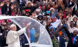 Le pape François à Nairobi, le 26 novembre 2015