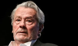 L'acteur Alain Delon, le 19 mai 2019, Ă Cannes, dans les Alpes-Maritimes
