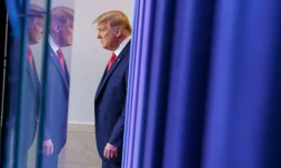 Le président américain Donald Trump, le 24 novembre 2020 à la Maison Blanche, à Washington