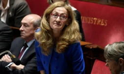 La ministre de la Justice Nicole Belloubet le 14 novembre 2017 à Paris