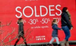 A Bailleul, dans le Nord, le 9 janvier 2019. Selon l'Insee, la demande intérieure a contribué à hauteur de 0,3 point de PIB à la croissance du premier trimestre