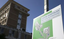 Le centre hospitalier Notre Dame de la Miséricorde à Ajaccio, le 28 février 2020