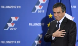François Fillon, vainqueur de la primaire de la droite à Paris, le 27 novembre 2016