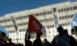 Lundi 31 mai 2010: Manifestation des professionnels du BTP devant la Région
