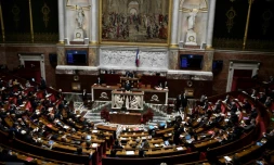 L'Assemblée nationale à Paris le 13 avril 2021