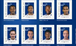 Timbres collectors à l'effigie des joueurs (Photo : DR)