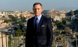 L'acteur britannique Daniel Craig, le 18 février 2015 à Rome, lors de la promotion du dernier James Bond, "Spectre"