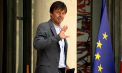 Nicolas Hulot sort de l'Elysée le 22 août 2018