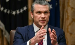 Le ministre américain de la Défense Pete Hegseth, le 2 décembre 2025 à Washington