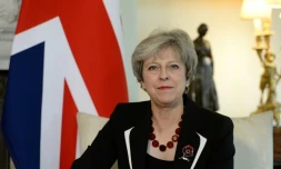 La Première ministre britannique Theresa May au 10 Downing street, à Londres, le 2 novembre 2017